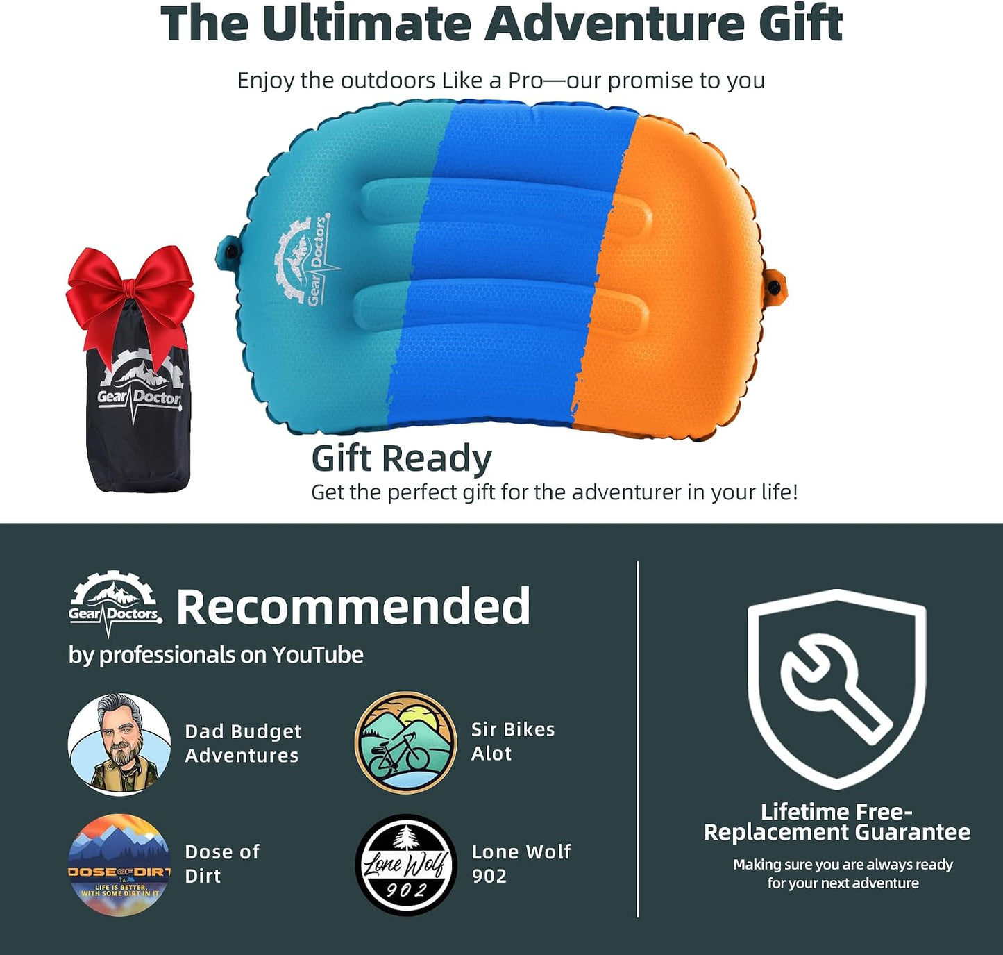 Ultralight Inflatable Camping Pillow