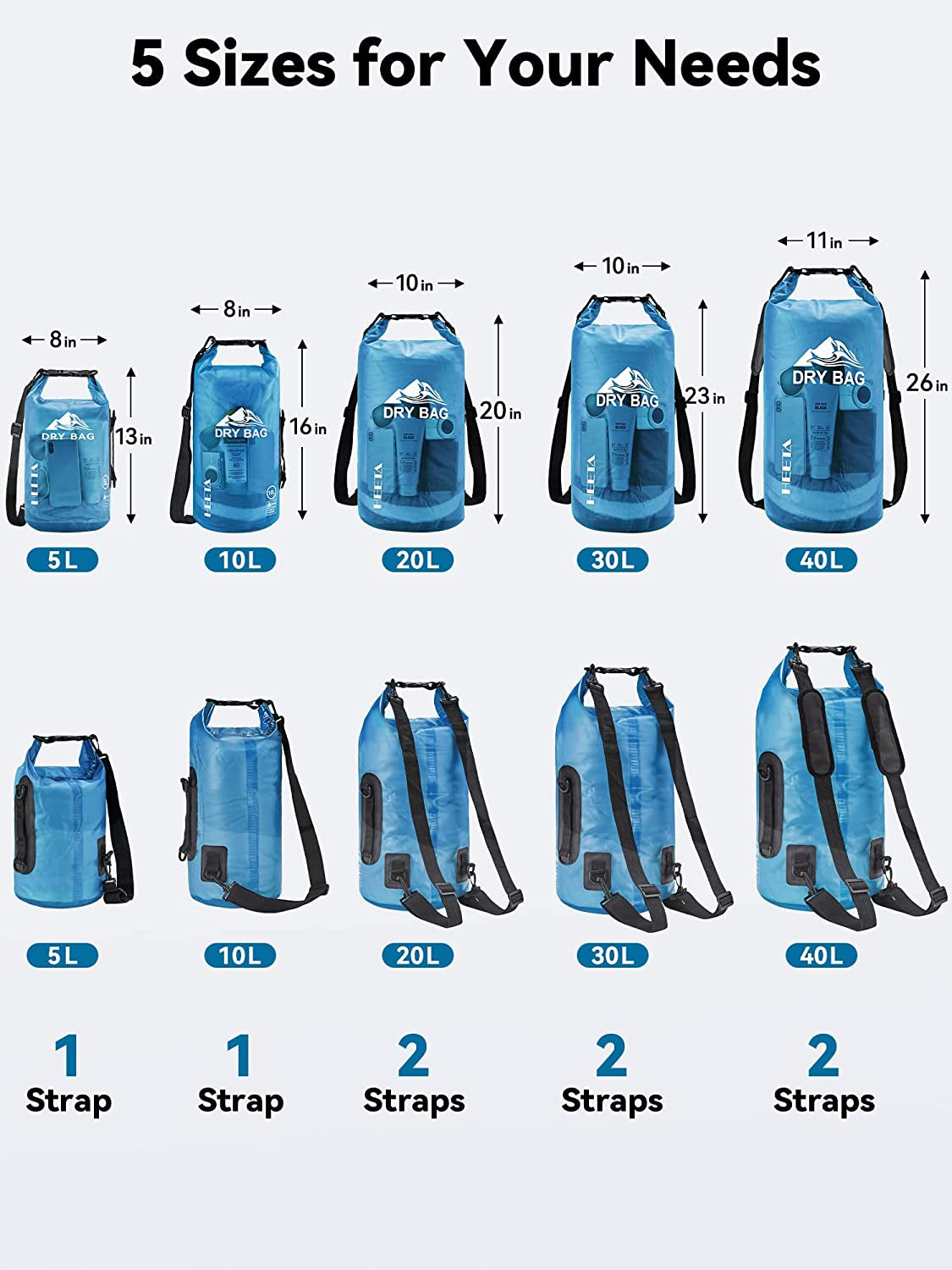Waterproof Roll-Top Dry Bag