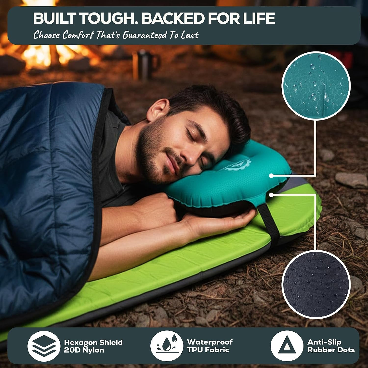 Ultralight Inflatable Camping Pillow
