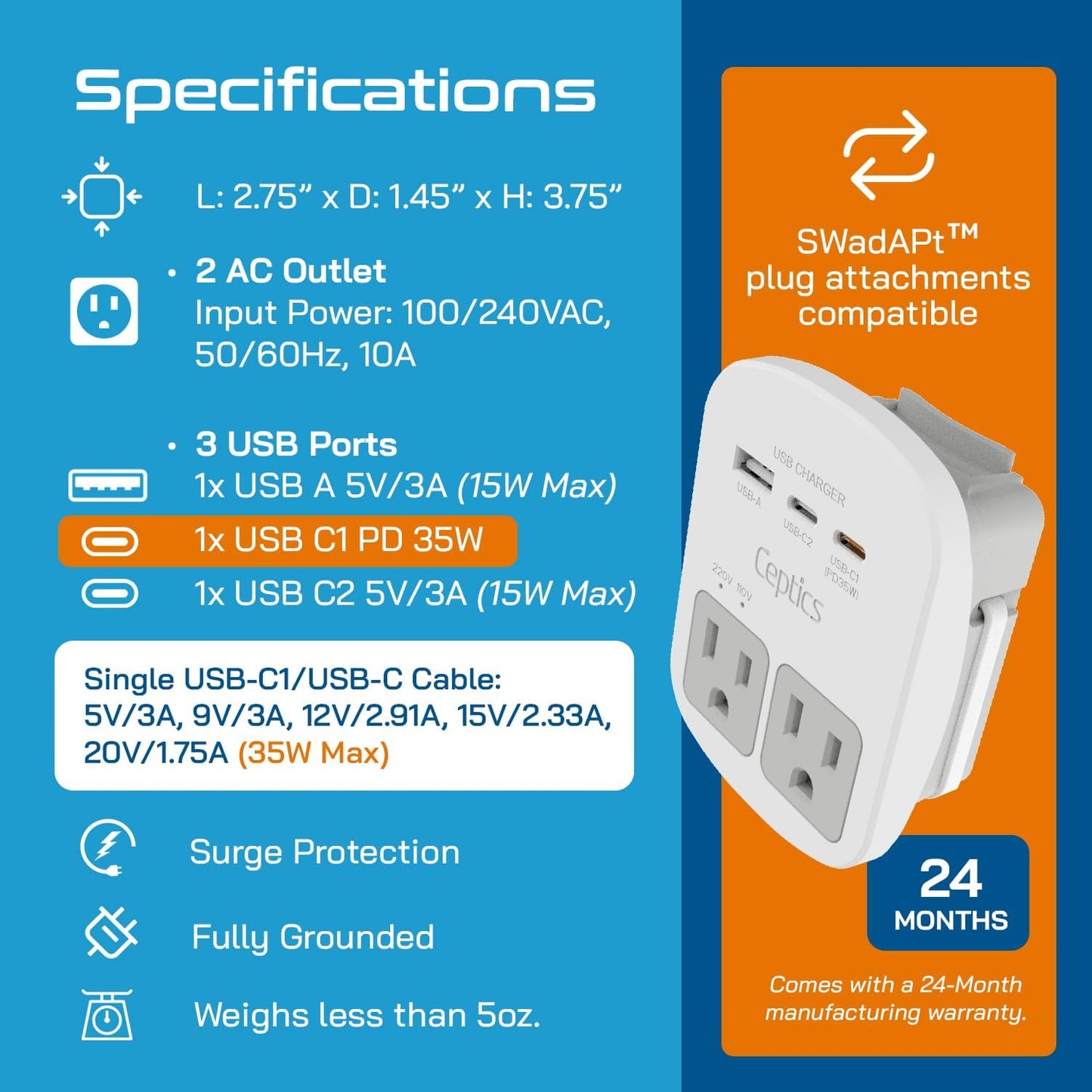 Universal Travel Adapter Kit