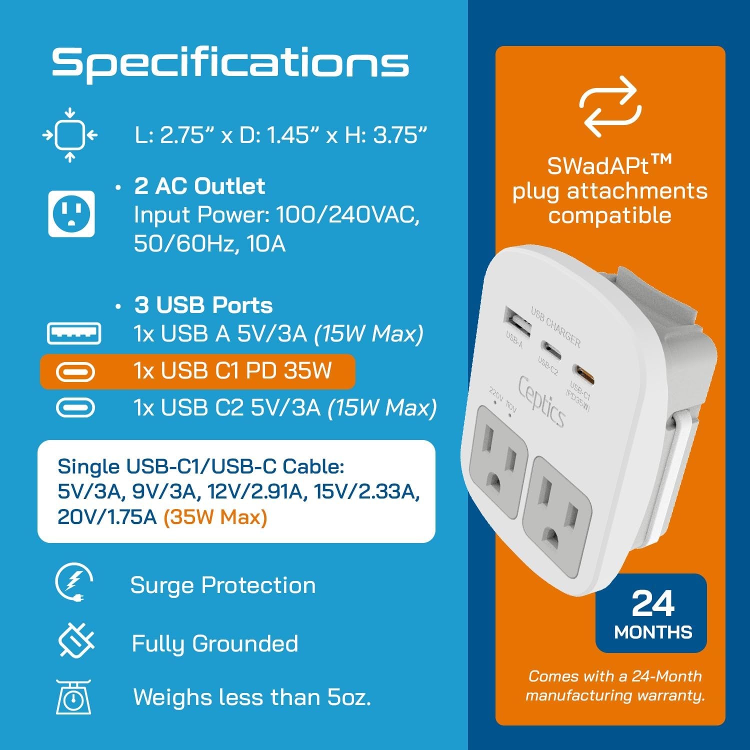 Universal Travel Adapter Kit