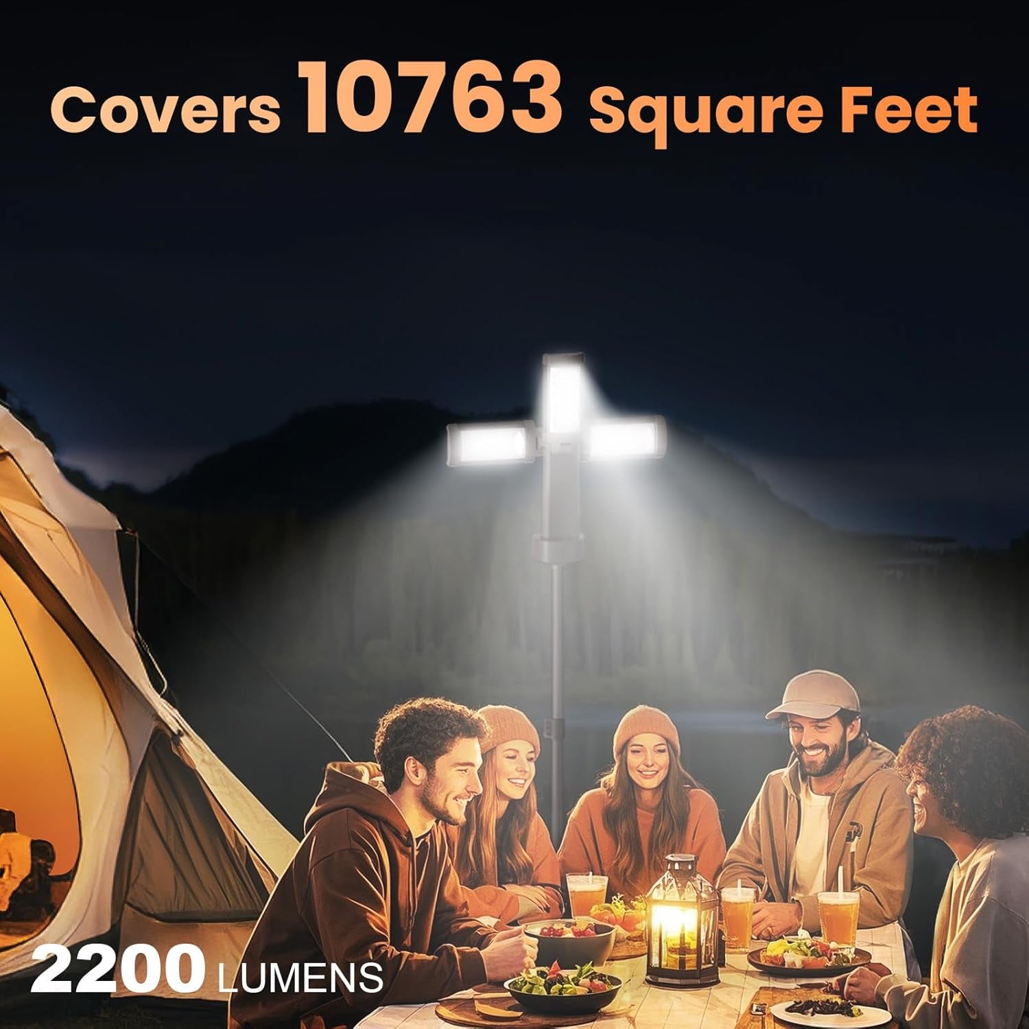 Portable Camping Light with Stand
