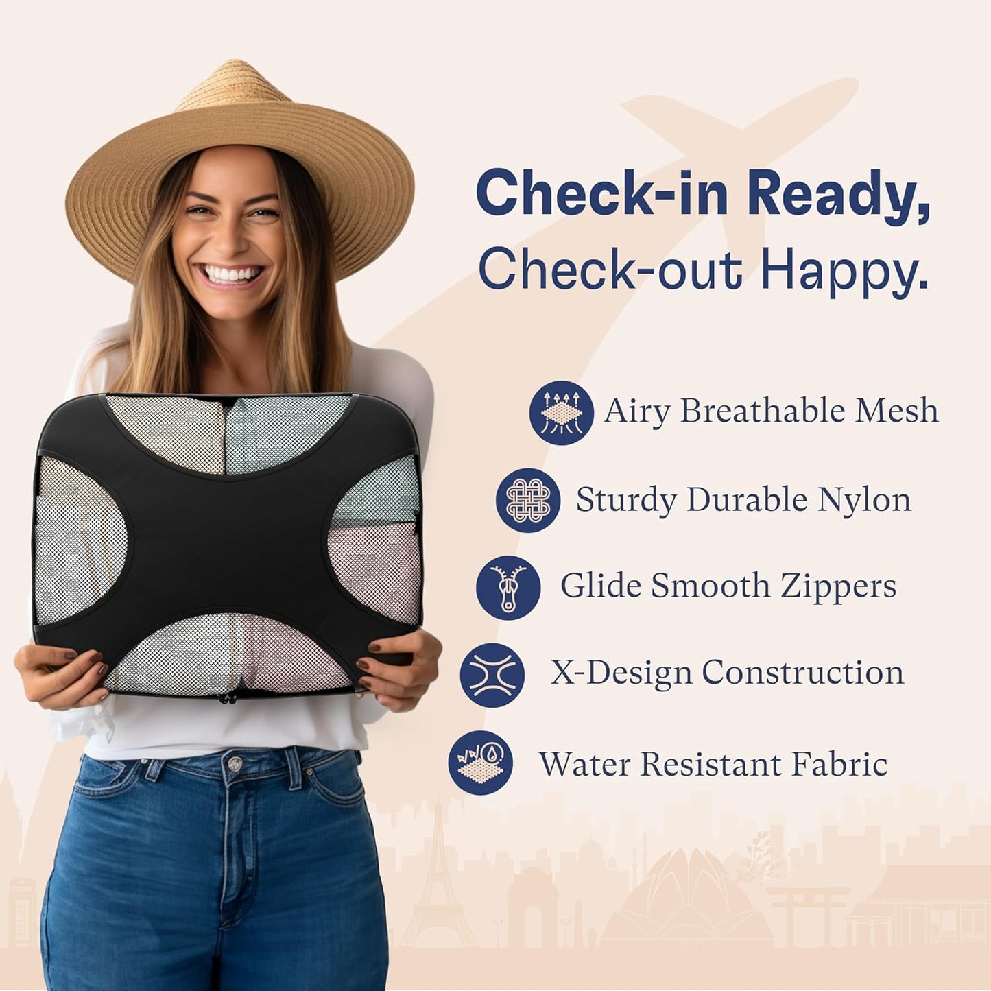 5-Piece Travel Packing Cube Set