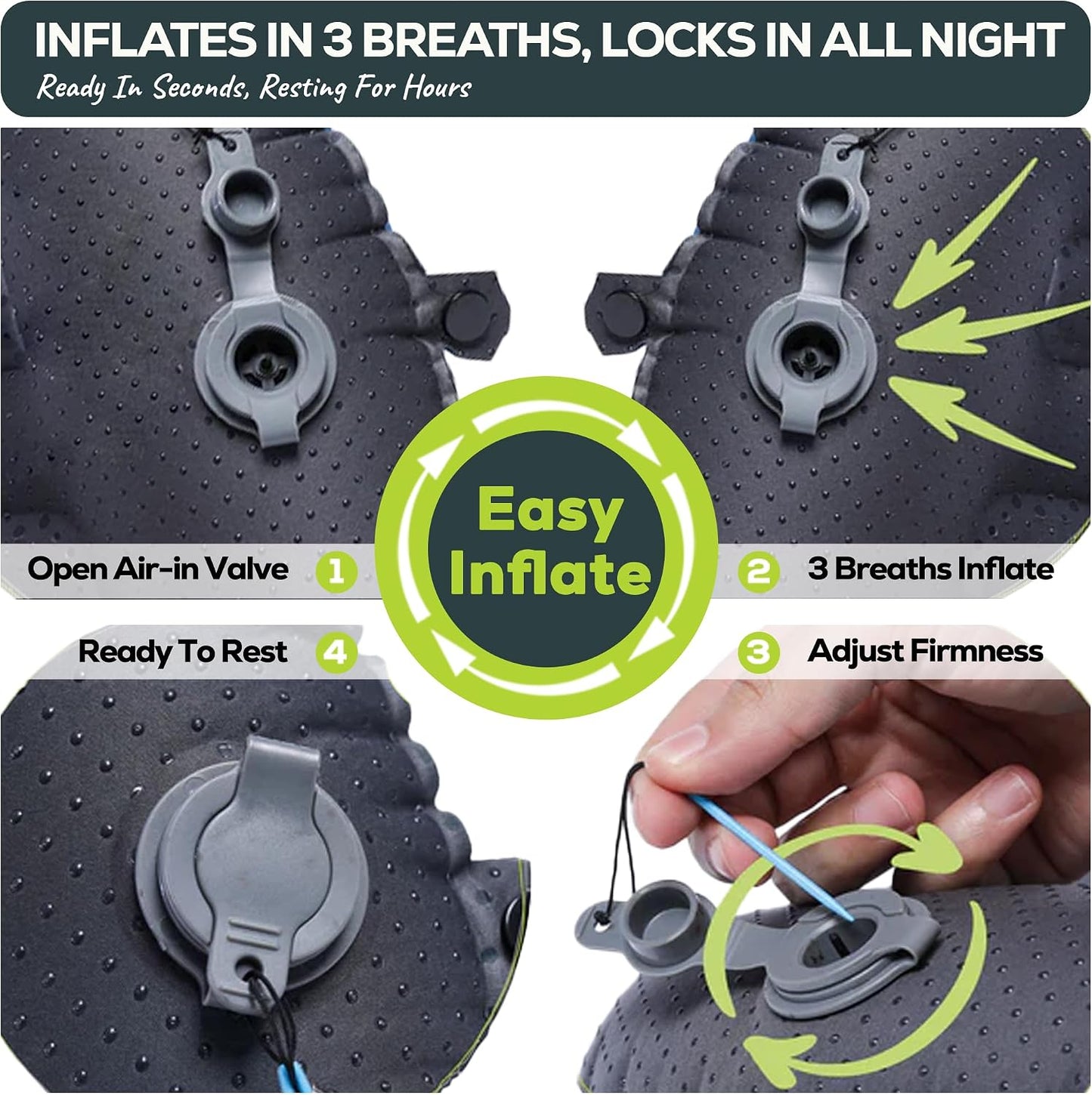 Ultralight Inflatable Camping Pillow