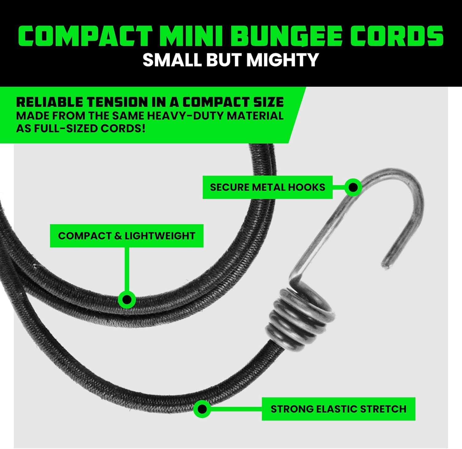 Heavy-Duty Bungee Cord Set