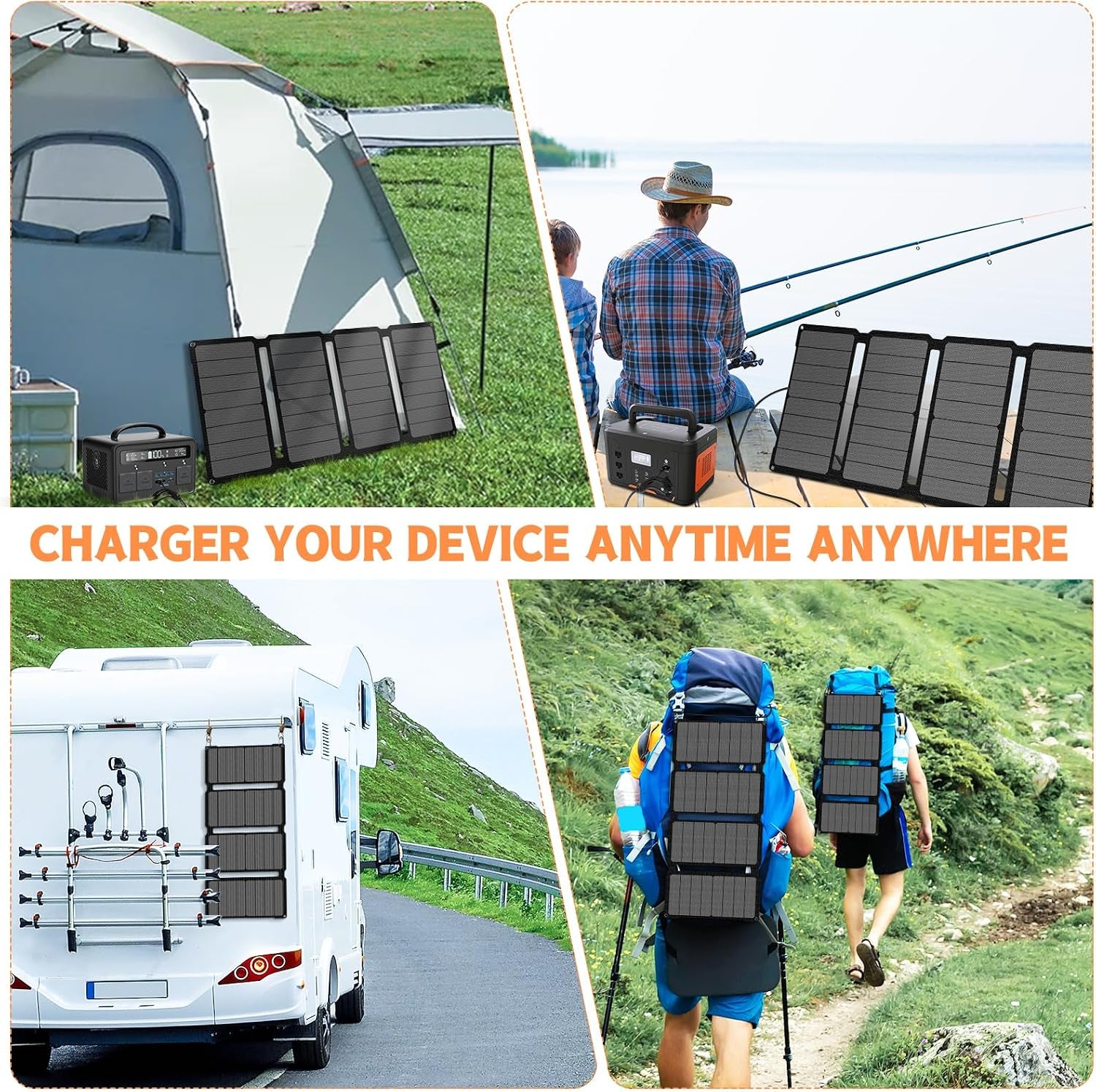 50W Foldable Solar Panel Charger
