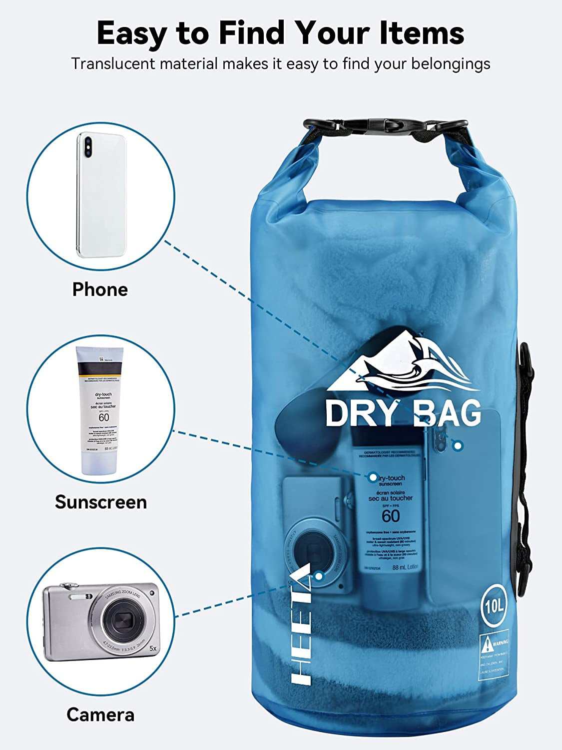 Waterproof Roll-Top Dry Bag