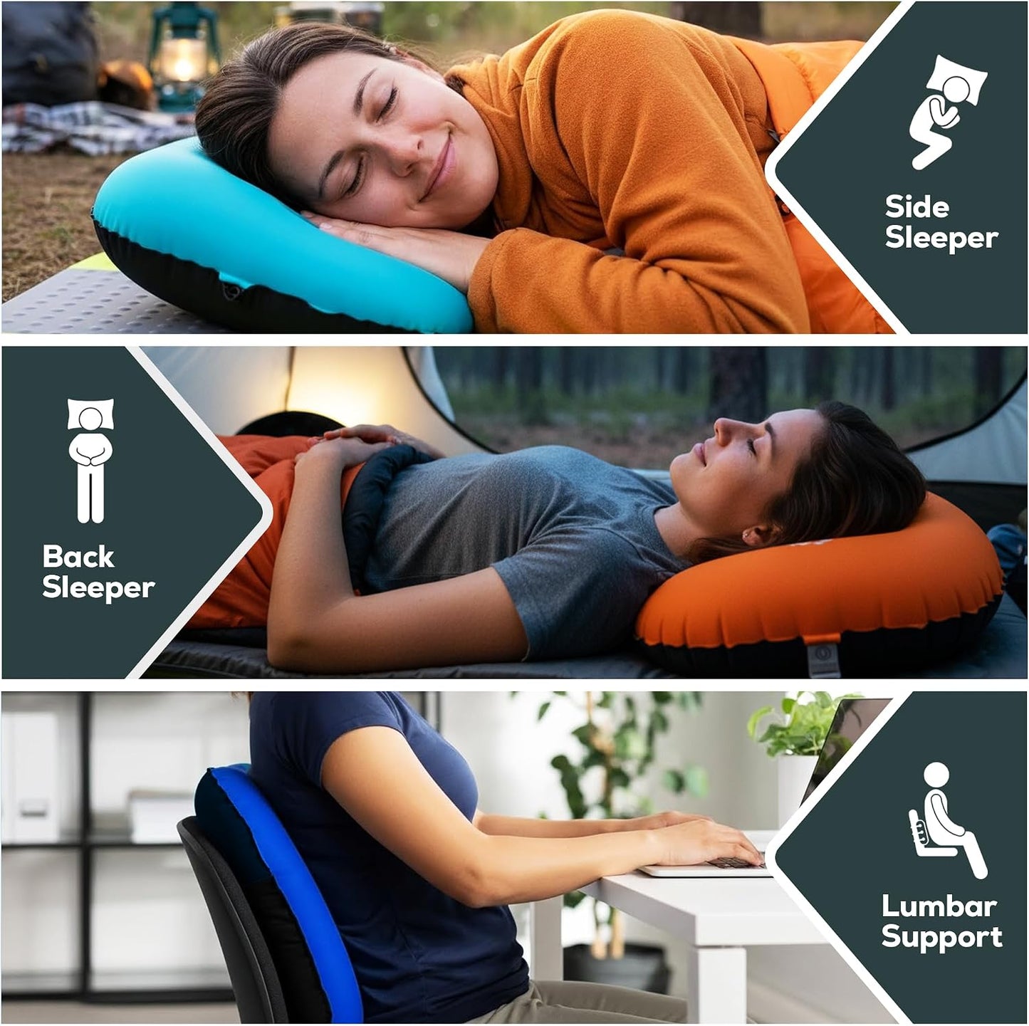 Ultralight Inflatable Camping Pillow