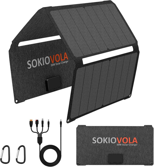 50W Foldable Solar Panel Charger