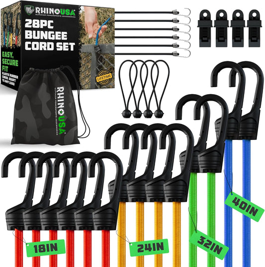 Heavy-Duty Bungee Cord Set