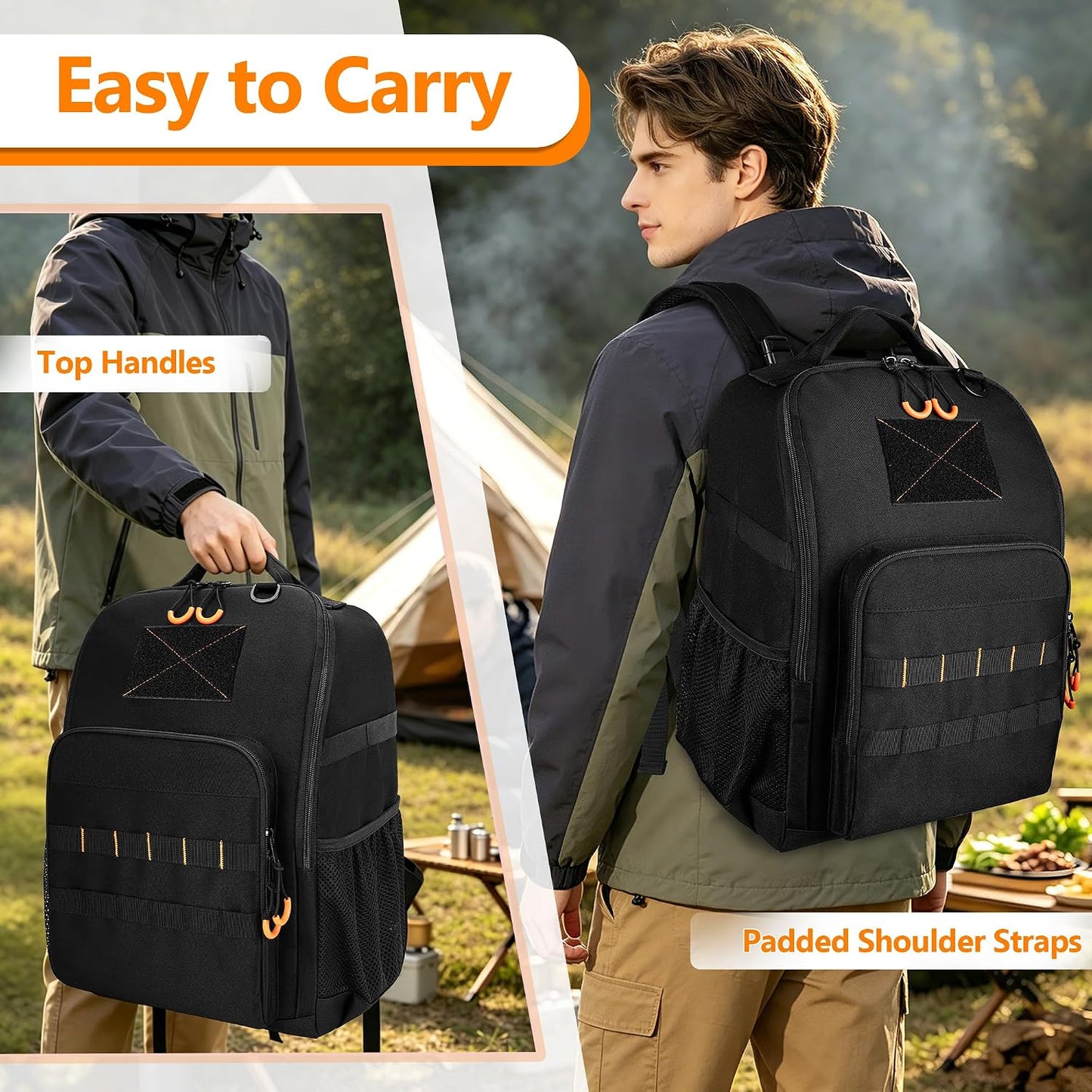 Hanging Camp Kitchen Organizer