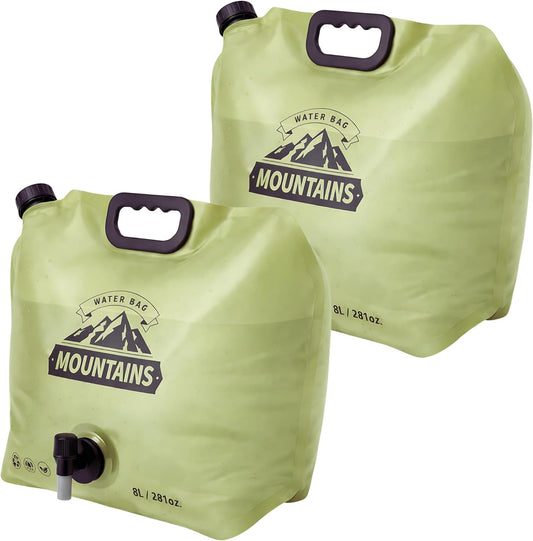 Collapsible Camping Water Container (2-Pack)
