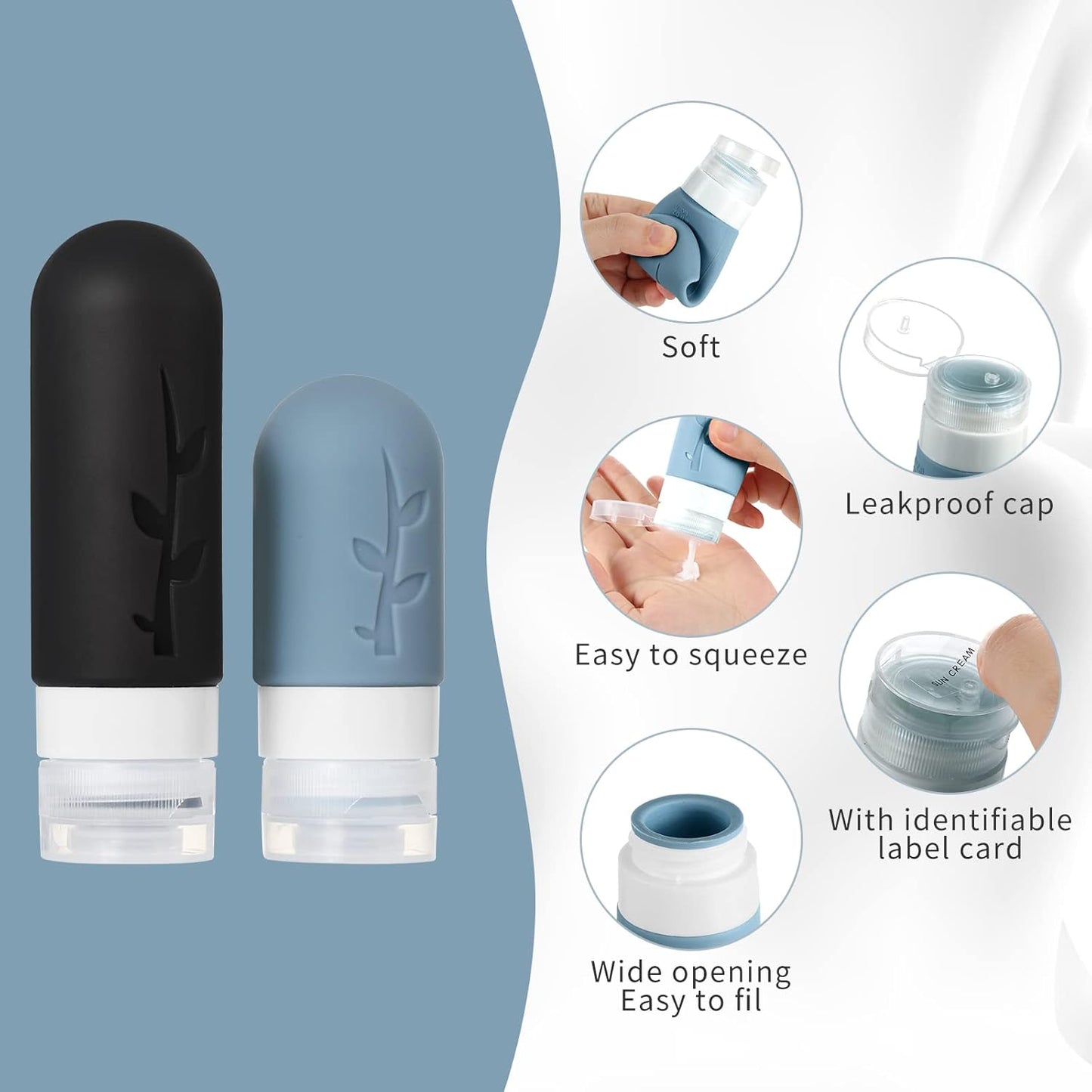 Refillable Travel Toiletry Kit