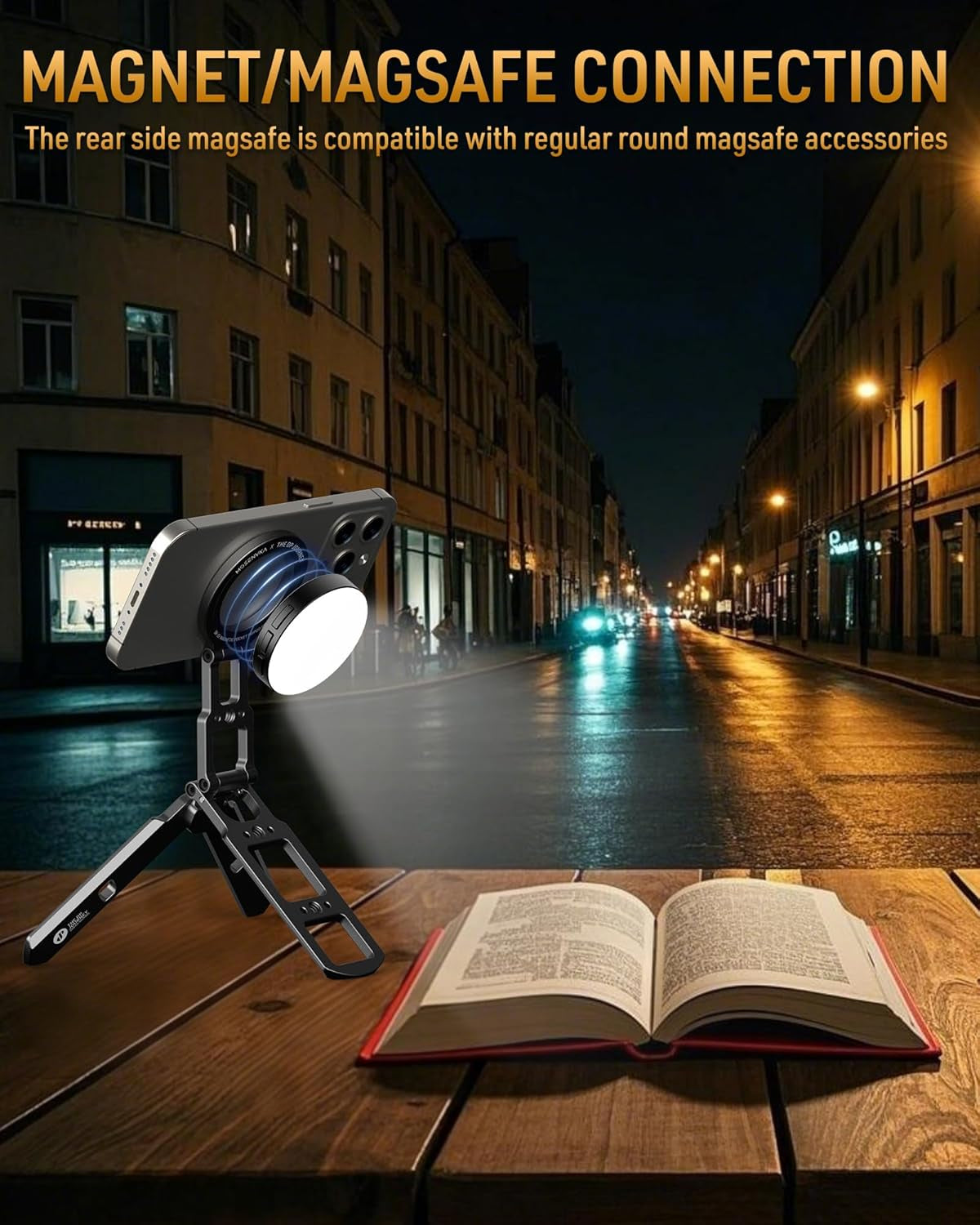 Magnetic Foldable Phone Tripod