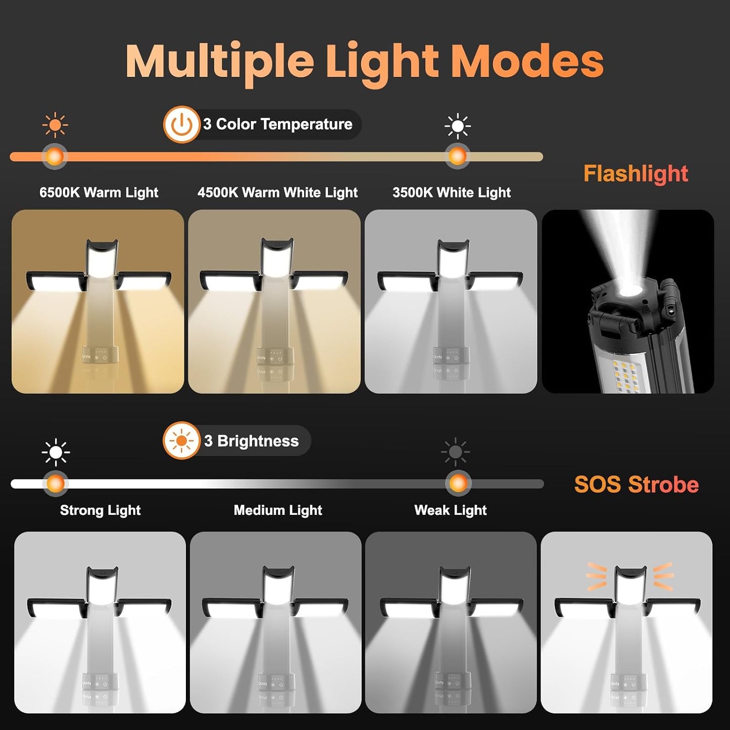 Portable Camping Light with Stand